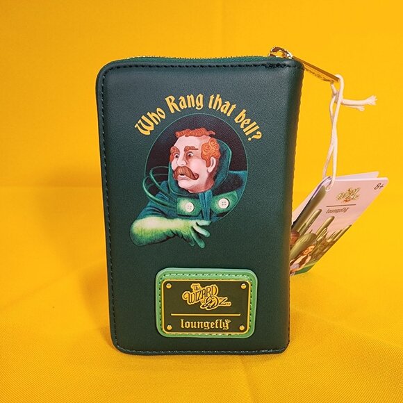 Loungefly Wizard of Oz Emerald City Zip Around Wallet GID NEW - Picture 5 of 13